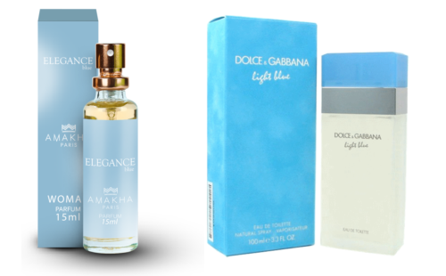 compraracion perfume elegance blue